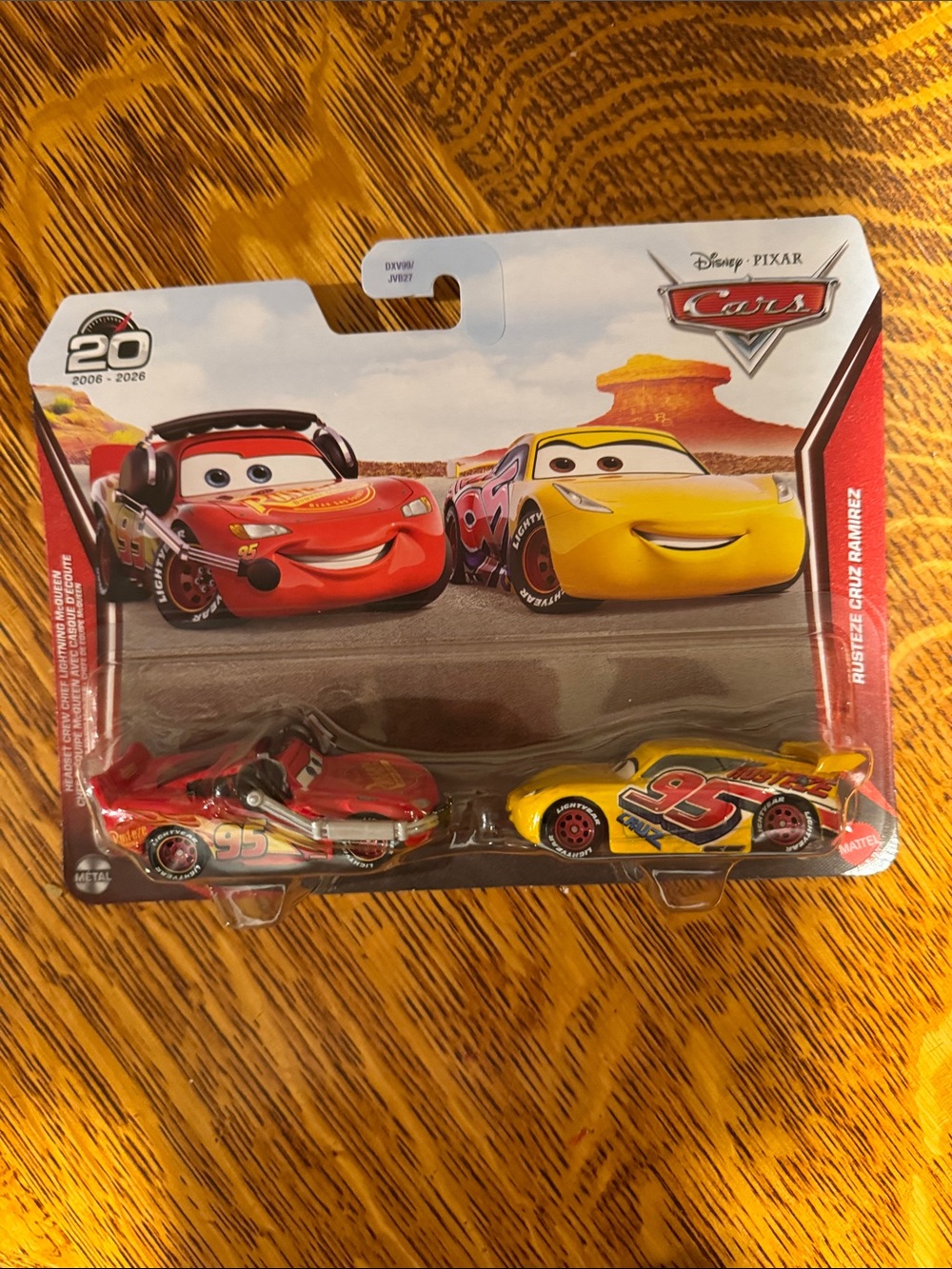 20th Anniversary Pixar Cars 2 piece set